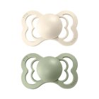 BIBS Supreme dudlíky z přírodního kaučuku 2 ks vel. 1 Ivory / Sage BIBS Supreme dudlíky z přírodního kaučuku 2 ks vel. 1 Ivory / Sage