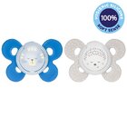 CHICCO Šidítko Physio Comfort silikon noční 16-36m chlapec - kočka/ježek 2 ks CHICCO Šidítko Physio Comfort silikon noční 16-36m chlapec - kočka/ježek 2 ks