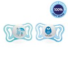 CHICCO Šidítko Physio Light silikonové 2-6m chlapec - tukan/tučňák 2 ks CHICCO Šidítko Physio Light silikonové 2-6m chlapec - tukan/tučňák 2 ks
