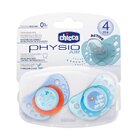 CHICCO Šidítko silikonové Physio Air 4+, 2 ks modré CHICCO Šidítko silikonové Physio Air 4+, 2 ks modré