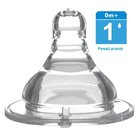 BABYONO Dudlík Klasik silikon, pomalý průtok, 0m+ BABYONO Dudlík Klasik silikon, pomalý průtok, 0m+