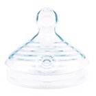 NUK Nature Sense cumlík, silikón, S - 3 otvory (6-18m), veľkosť 2 (2 ks)