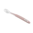 BABYONO Lžička silikonová s měkkým koncem růžová 6m+ BABYONO Lžička silikonová s měkkým koncem růžová 6m+