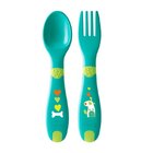 CHICCO Lžička/vidlička plast 12m+ CHICCO Lžička/vidlička plast 12m+