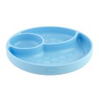 CHICCO Talíř silikonový, modrozelená 12m+ CHICCO Talíř silikonový, modrozelená 12m+