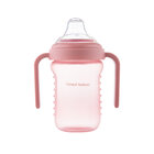 CANPOL BABIES Hrneček nevylévací se silikonovým pítkem 220 ml růžový CANPOL BABIES Hrneček nevylévací se silikonovým pítkem 220 ml růžový