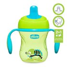 CHICCO Hrneček Training s držadly 200 ml zelený 6m+ CHICCO Hrneček Training s držadly 200 ml zelený 6m+