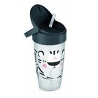 LOVI Můj hrníček se slámkou Salt&Pepper Active 350 ml LOVI Můj hrníček se slámkou Salt&Pepper Active 350 ml