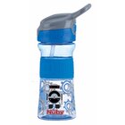NUBY Fľaša športová s mäkkou sklopiteľnou slamkou 360 ml, modrá, 3+ NUBY Fľaša športová s mäkkou sklopiteľnou slamkou 360 ml, modrá, 3+