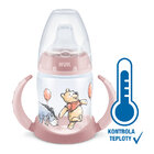 NUK Lahvička na učení DISNEY-Medvídek Pú s kontrolou teploty 150 ml růžová NUK Lahvička na učení DISNEY-Medvídek Pú s kontrolou teploty 150 ml růžová