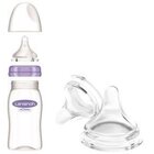 LANSINOH kojenecká láhev SKLO 240 ml s NaturalWave TM savičkou (M)