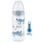 NUK FC+ láhev s kontrolou teploty 300 ml - modrá NUK FC+ láhev s kontrolou teploty 300 ml - modrá