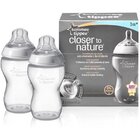 TOMMEE TIPPEE Dojčenská fľaša C2N 340 ml 3m+ 2 ks