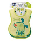 CHICCO Bryndák bavlněný nepromokavý pes 3 ks, zelený CHICCO Bryndák bavlněný nepromokavý pes 3 ks, zelený