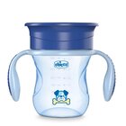CHICCO Hrneček Perfect 360 s držadly 200 ml modrý 12m+ CHICCO Hrneček Perfect 360 s držadly 200 ml modrý 12m+