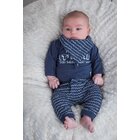 DIRKJE Set 2dielny + scarf X-SO SOFT ITS ME veľ. 56 navy+navy