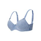 NOPPIES Podprsenka Basic Blue Melange C70