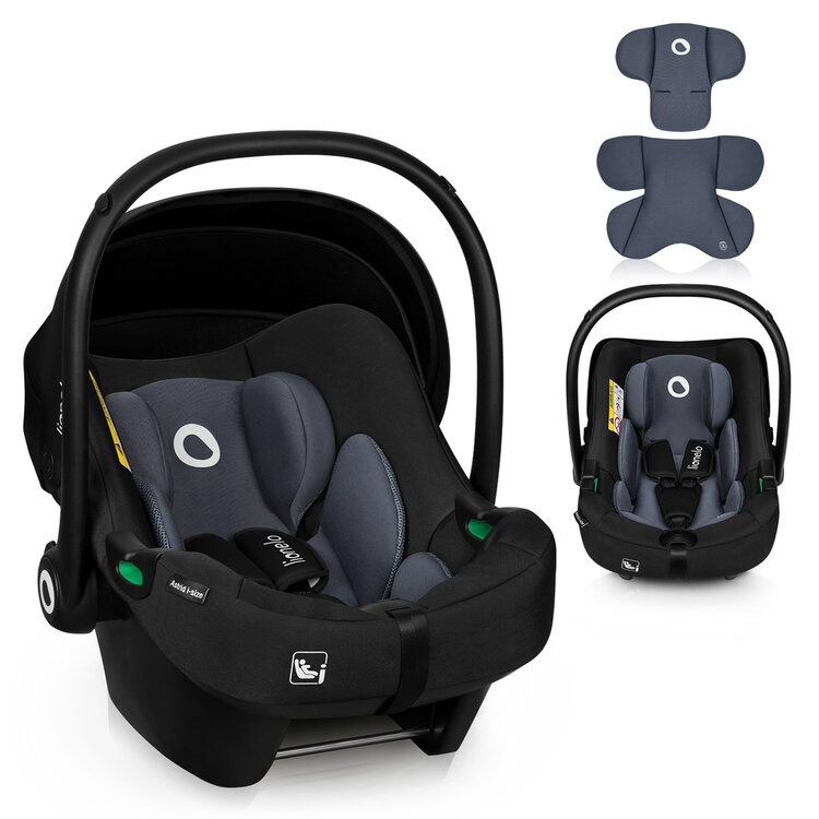 LIONELO Autosedačka Astrid i-Size (40-87 cm) Black Grey