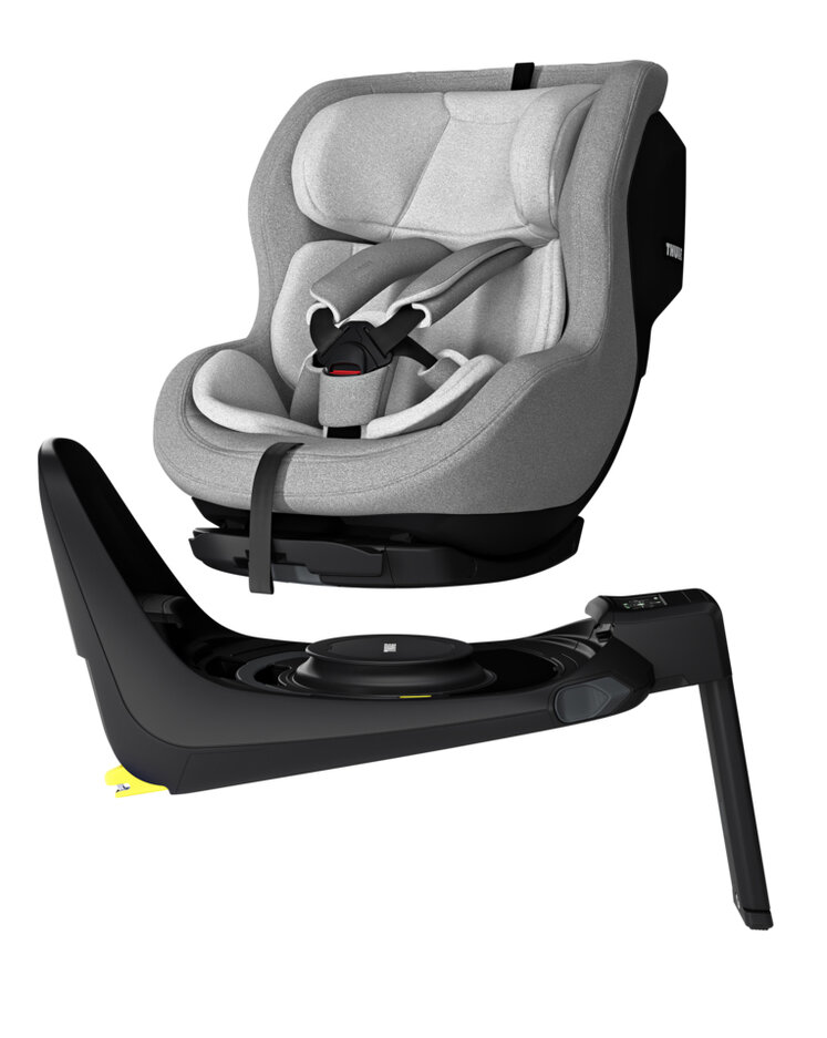 THULE SET Autósülés Elm (61-105 cm) Világosszürke + Alap Base Alfi akciós termékkép 1