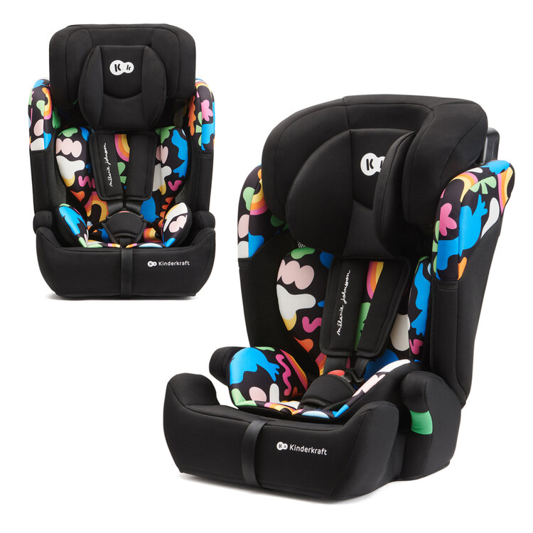 KINDERKRAFT Autósülés Comfort up i-size Happy shapes (76-150 cm) akciós termékkép 1