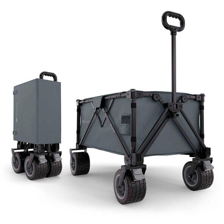 KINDERKRAFT Vozík přepravní skladací Wagon Rollster Grey