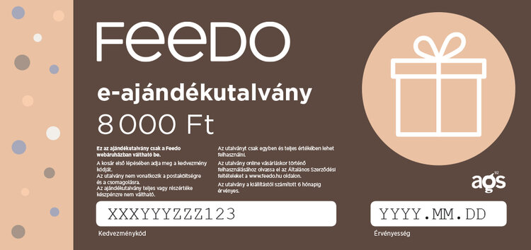Eshop Ajándékutalvány 8000 Ft akciós termékkép 1