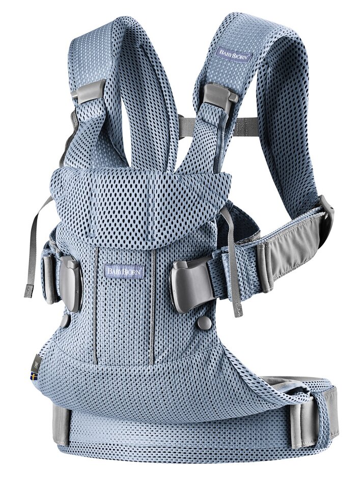 BABYBJÖRN One Air hordozó, Slate Blue, 3D Mesh akciós termékkép 1