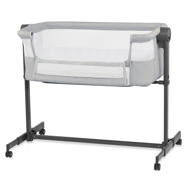 KINDERKRAFT Postýlka dětská polohovatelná Nestee Up2 Light Grey