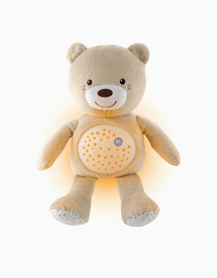 E-shop Chicco medvídek usínáček s projektorem a hudbou Baby Bear First Dreams neutral béžová