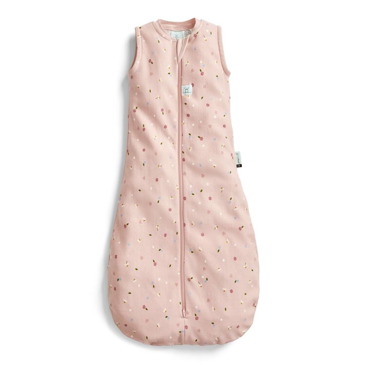 ERGOPOUCH Vak na spaní organická bavlna Jersey Daisies 3-12 m, 6-10 kg, 1 tog