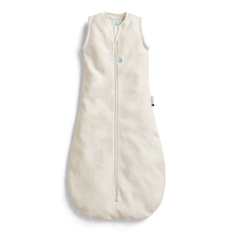 ERGOPOUCH Vak na spaní organická bavlna Jersey Oatmeal Marle 3-12 m, 6-10 kg, 1 tog