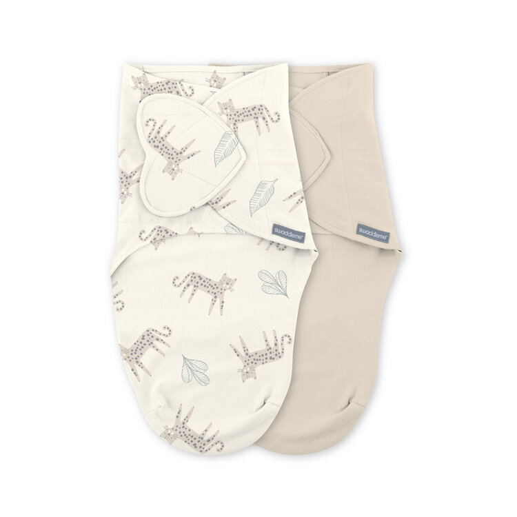 INGENUITY Zavinovačka SwaddleMe™  Ulitka bavlna Born free 2ks 0,5 TOG 0-3m