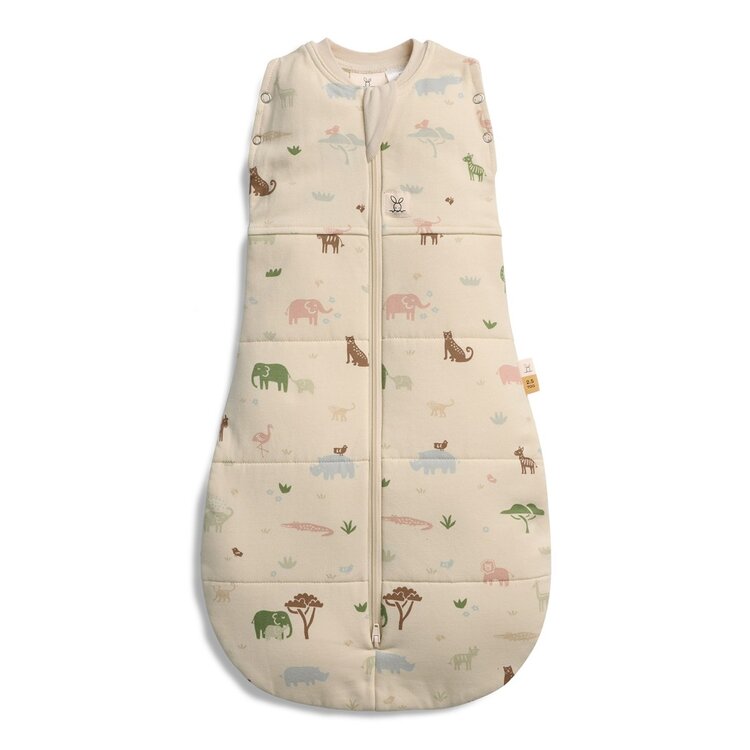 ERGOPOUCH Zavinovačka a vak na spaní 2v1 Cocoon Savannah 6-12 m, 8-10 kg, 2,5 tog