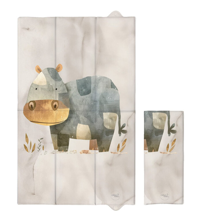 CEBA Utazó pelenkázó alátét (80x50) Basic Cosy Hippo