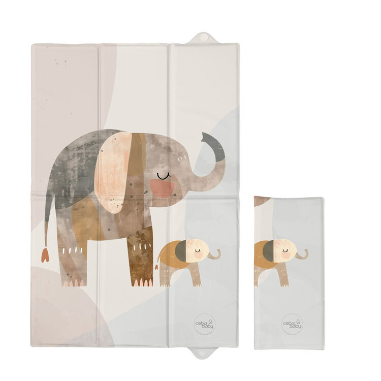 CEBA BABY Podložka přebalovací cestovní (60x40) Basic Elephant Family