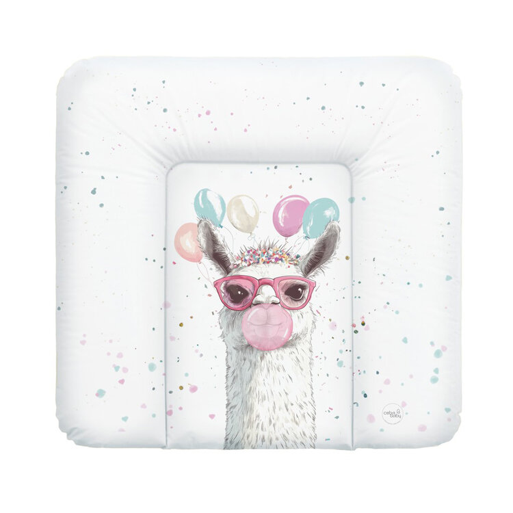 CEBA BABY Podložka přebalovací měkká (75x72) Basic Crazy Lama