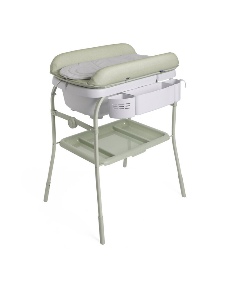 CHICCO Stolek přebalovací s vaničkou Cuddle & Bubble - Oasis 0m+, do 11kg