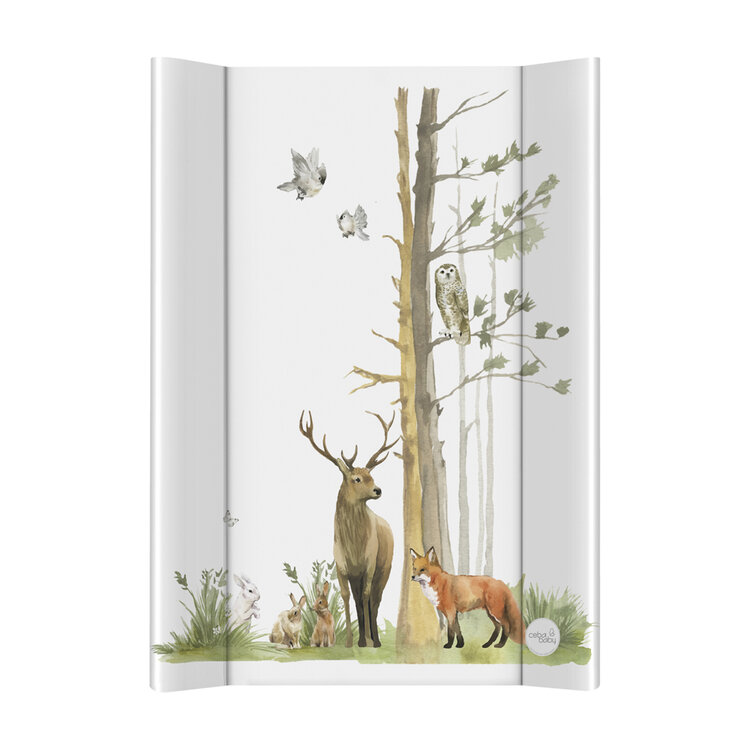 CEBA Pelenkázó alátét 2-szegélyes puha (50x70) Basic Woodland
