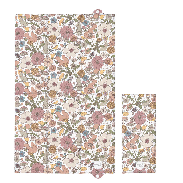 CEBA BABY Podložka přebalovací cestovní (80x50) Basic Garden