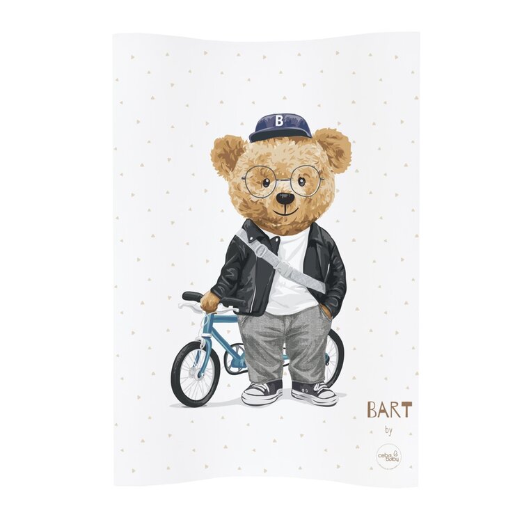 CEBA Pelenkázó alátét 2-szegélyes puha (48x70) Cosy Fluffy Puffy Bart akciós termékkép 1