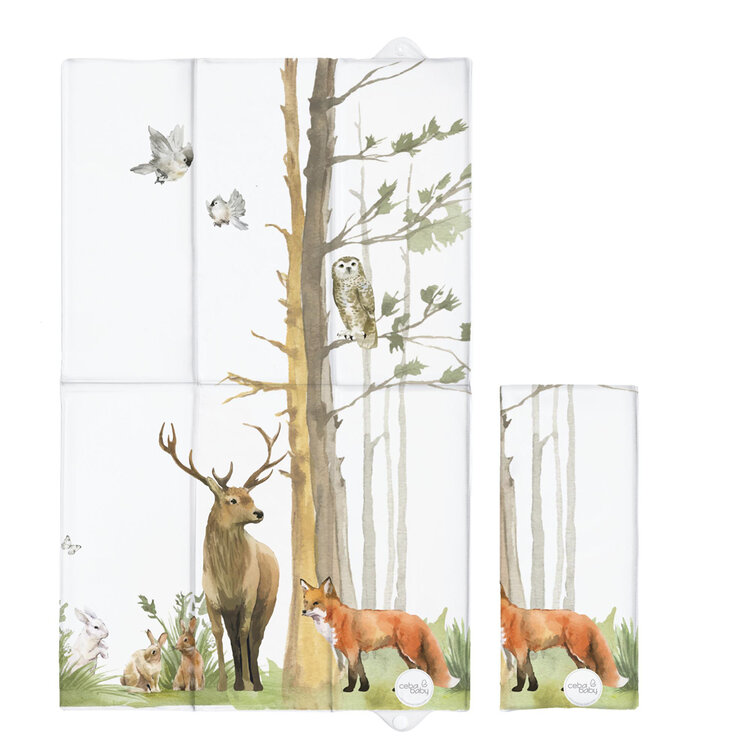 CEBA Pelenkázó alátét utazó (80x50) Basic Woodland