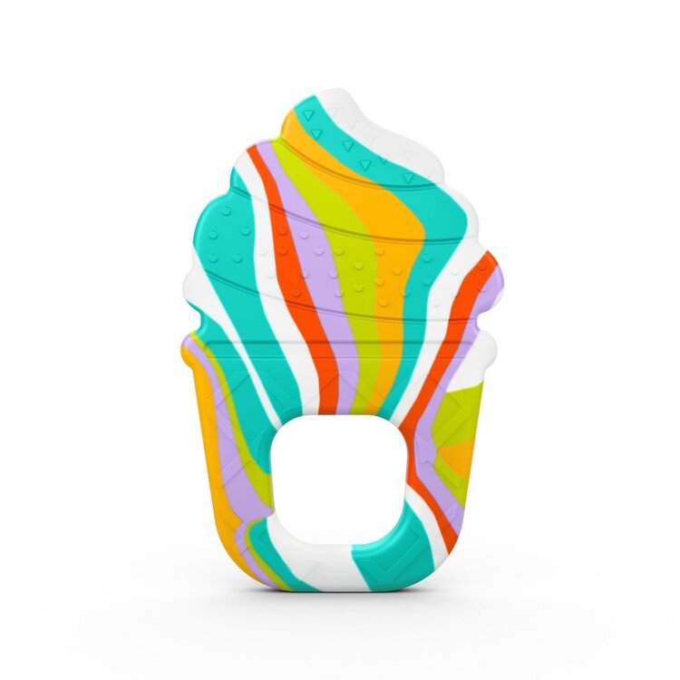 BRIGHT STARTS Szilikon rágóka Soothing Soft Serve™ 3hó+ akciós termékkép 1