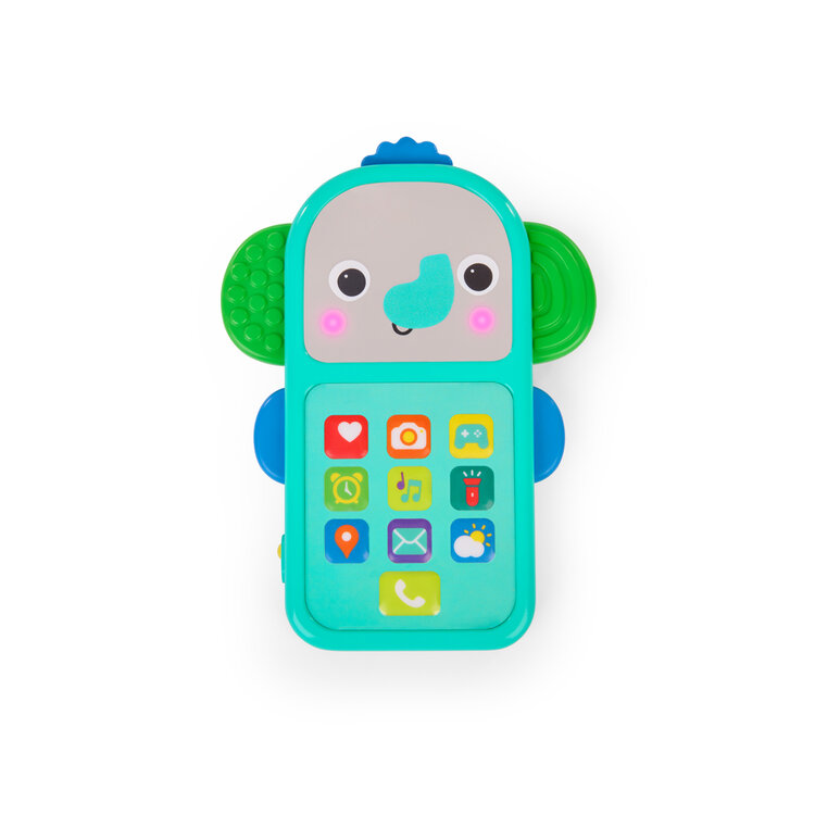 BRIGHT STARTS Zenélő játék telefon Elephone™ 6 hónapos kortól