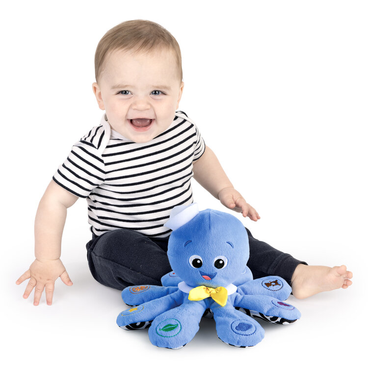 BABY EINSTEIN Zenélő játék polip Octoplush™ 3m+