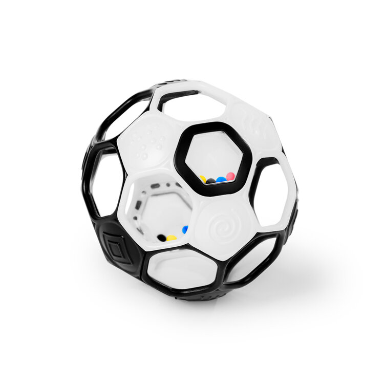 OBALL Játék Oball RATTLE GOALS™ 10 cm Black & White  0hó+ akciós termékkép 1