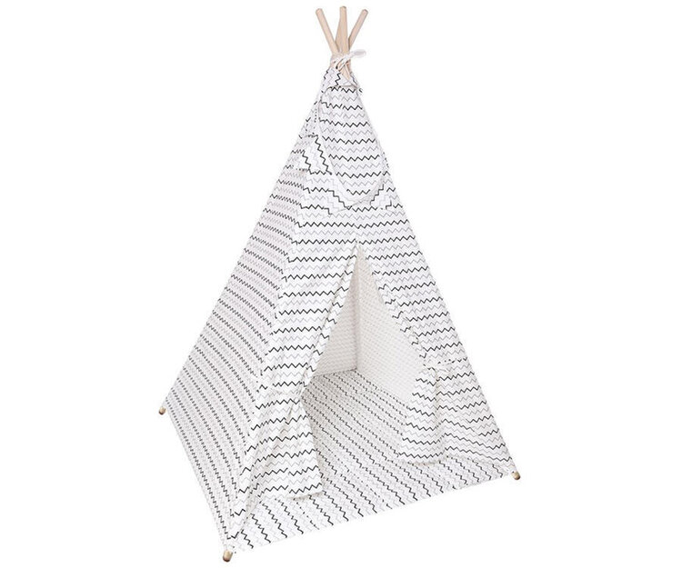 KINDSGUT Dětské teepee cik cak
