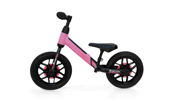QPLAY Spark Pink futóbicikli, 3 - 6 éves korig, 30 kg-ig akciós termékkép 1