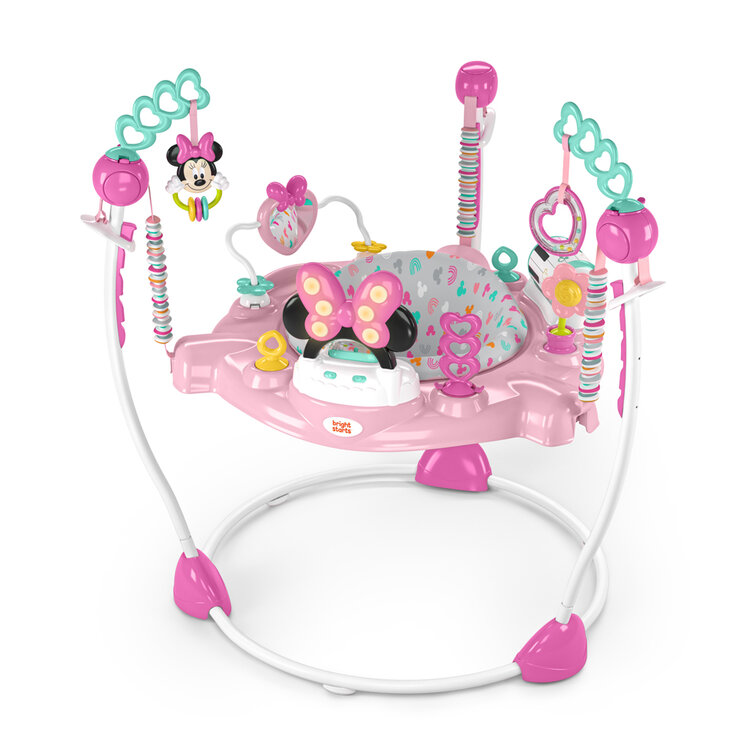 DISNEY BABY Ugráló/aktív központ 2 az 1-ben Minnie Mouse Forever Besties 6 hónapos kortól 11 kg-ig