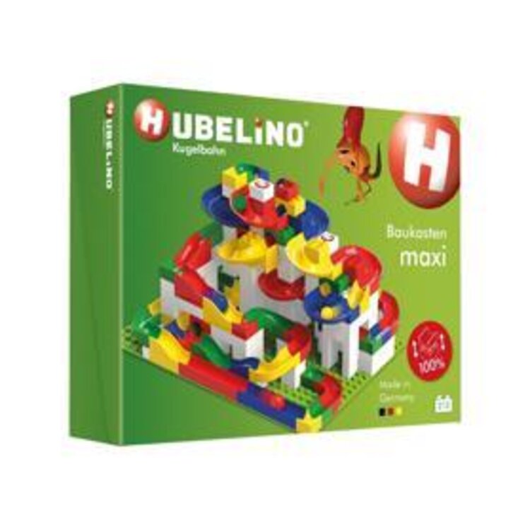 HUBELINO Guličková dráha - set s kockami Maxi 213 ks