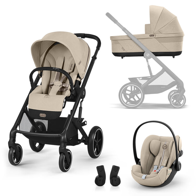 CYBEX Kočárek kombinovaný Balios One Box comfort 3v1 Almond Beige